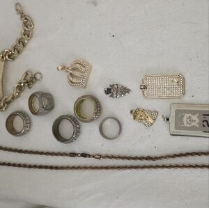 Lot of 12 Piece of Men's Costume Jewelry
